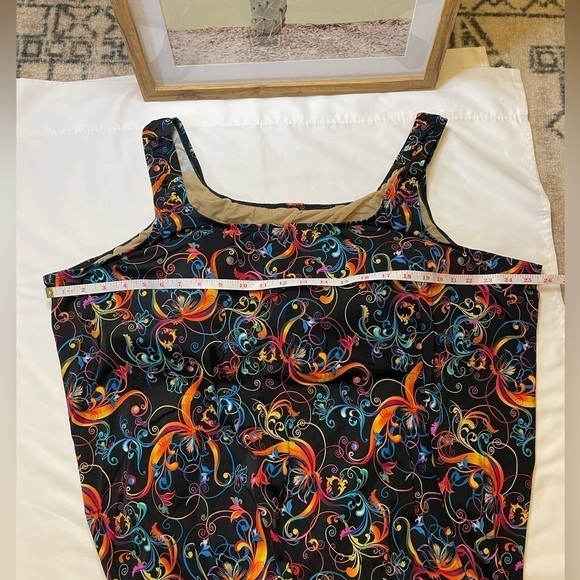 T.H.E Blouson Day Dreaming Tangerine swim top - Picture 5 of 11